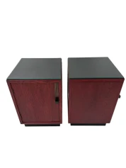 Two Art Deco Modernist Nightstands by A.H. Jansen for L.O.V. Oosterbeek, 1920s